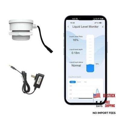 Smart TLC2206 WiFi Water Oil Fuel Liquid Tank Level Monitor Indicator