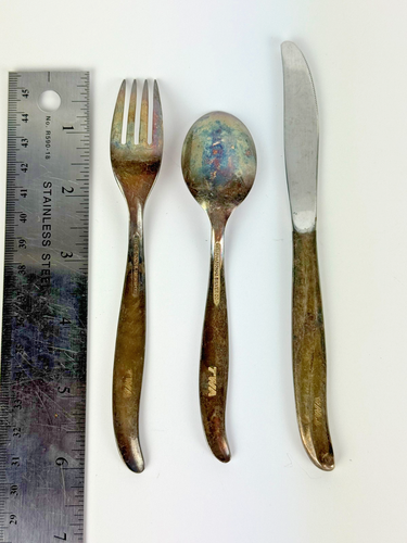 TWA Besteck 3 Teile, Gabel Löffel & Messer - Bild 2 von 4