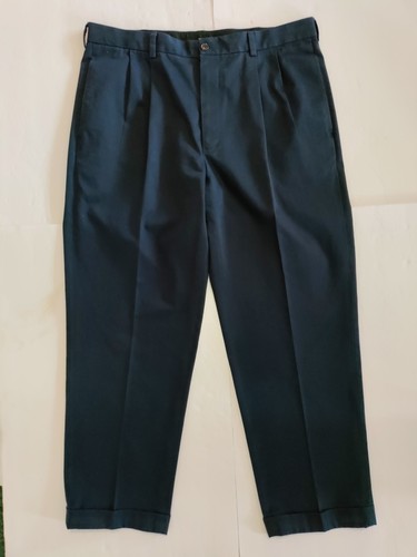 Brooks Brothers Elliot Chino 346 38x30 100% Cotton Very Dark Blue Dress Pants - Picture 1 of 10