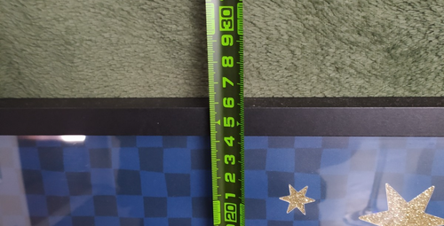 Küche Disco Wandbild Kunstdruck gerahmt Retro Schild Glitzer Sterne 50x30cm Wohndeko - Bild 3 von 3