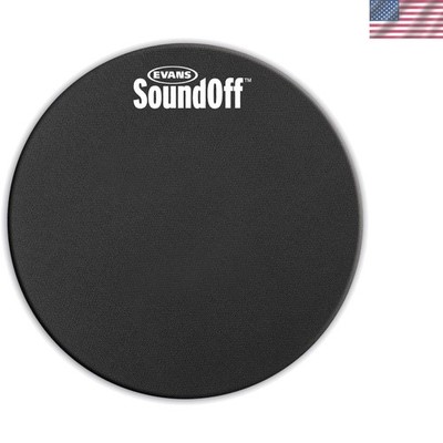 SoundOff Drum Mute Pads - 8'' Snare & Tom Silence Solution, 95% Volume Reduction