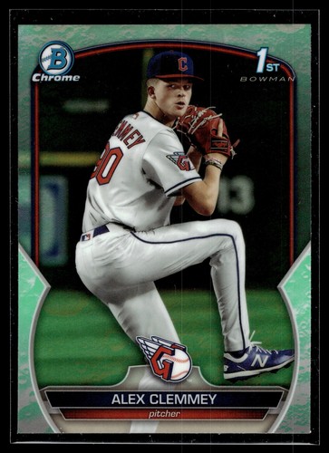 Alex Clemmey 2023 Bowman Draft Chrome Lunar Glow Refractor Card #BDC-79 - Picture 1 of 2