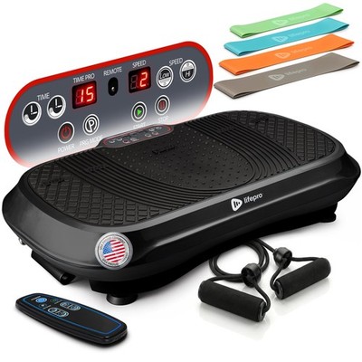 Vibration Plate Exercise Machine Full Body Workout Lymphatic Drainage Lifepro