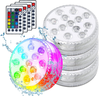 Unterwasser LED Licht, 2 StüCk Poolbeleuchtung Unterwasser Licht, 16 Rgb-Beleuch