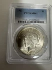 Peace Dollar $1 US Coin 1923 Silver Philadelphia Business Strike PCGS Graded