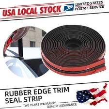 10FT/3M Car Door Edge Trim Lock Guard Moulding Rubber Seal Strip Protector NEW