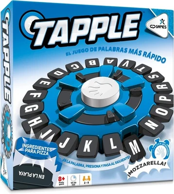 Famosa Famogames Tapple schnelles Rhythmus-Wortspiel, Brettspiel, Spiel für Erwa