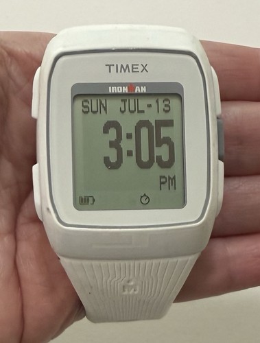 2 Timex IRONMAN Triathlon GPS Digital Watches M087 White & Black/Grey Micro USB - Picture 2 of 23