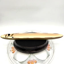 Ceramic Olive Boat Tray 16 1/2” W/Olive Vine.