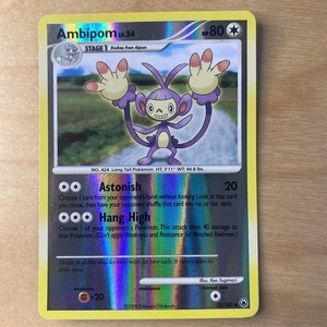 Ambipom Reverse Holo 35/100 Majestic Dawn Pokemon Card 2008