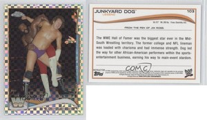 2014 Topps Chrome WWE X-Fractor Junkyard Dog #103