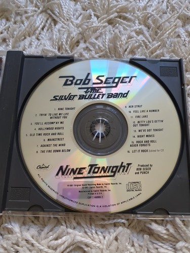 Bob Seger & Silver Bullet Band Nine Tonight CD Against The Wind Hollywood Nights - Bild 3 von 4