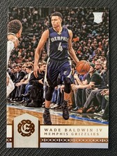 2016-17 Panini Excalibur Wade Baldwin IV #90 Rookie RC Rookie Memphis Grizzlies
