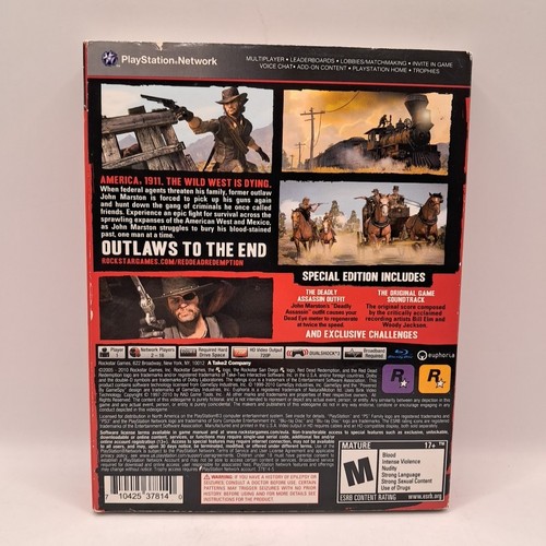Red Dead Redemption - Special Edition (Sony Playstation 3, 2010) PS3 mit Schutzhülle - Bild 3 von 15