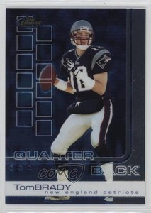 2002 Topps Finest Tom Brady #50