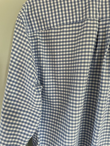 Ralph Lauren camicia manica lunga abbottonata uomo blu navy quadri classica tg-L - Foto 10 di 16