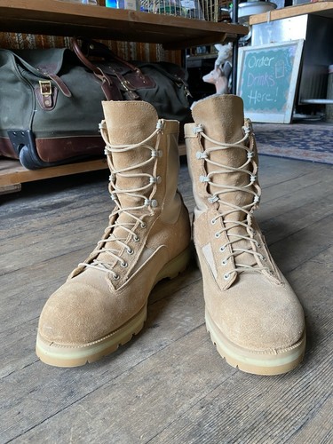 US Military McRae Hot Weather Combat Boots Desert Tan 12,5 Wandern Goretex - Bild 3 von 7