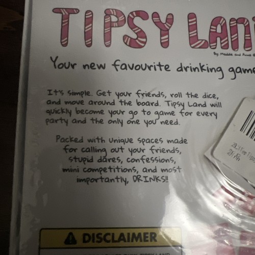 Juego de Mesa Tipsy Land - Juego de Beber para Adultos - Nuevo/Sellado - Imagen 2 de 4