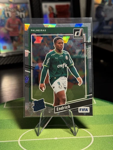 ENDRICK 2023-24 Donruss FIFA Soccer Silver Cubic Rated Rookie #176 Palmeiras