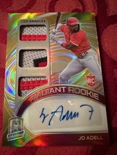 Jo Adell JERSEY 2021 Panini Spectra Radiant Rookie Gold RPA Auto #RRJA-JA # /10