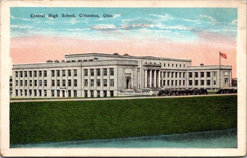 Postal de CENTRAL HIGH SCHOOL Columbus, Ohio OH - Imagen 1 de 2