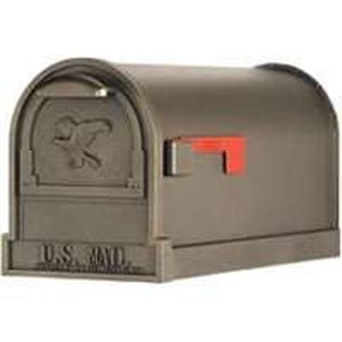 NEW SOLAR GROUP AR15T HEAVY DUTY BRONZE STEEL & ALUMINUM RURAL MAILBOX SALE NEW - Picture 1 of 1