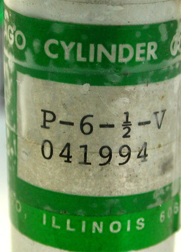Chicago Cylinder P-6-1/2-V, Single Acting Cylinder, Lot of 6 - Picture 2 of 3