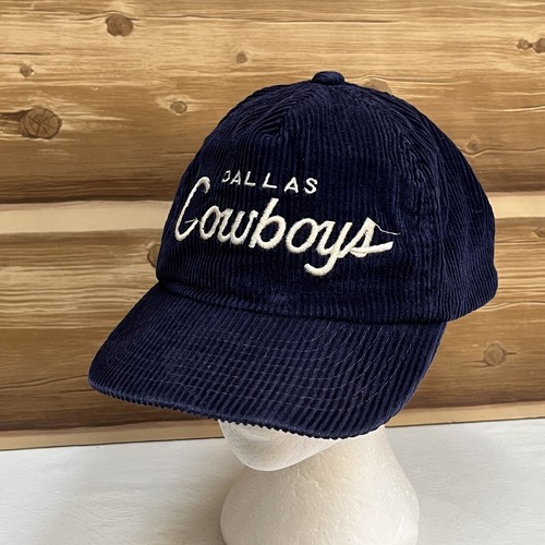 De Colección Dallas Vaquero Deporte Especialidades Sombrero Gorra Correa Trasera Azul Pana NFL Hombres - Imagen 1 de 12
