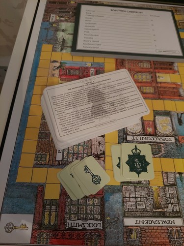 GIBSONS 221B BAKER STREET BOARD SPIEL GEBRAUCHT - Bild 2 von 7