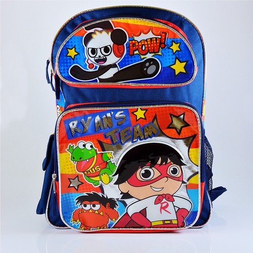 Ryans World School Backpack with Matching Lunch Bag, Ryan's World Book Bags NEW - Foto 5 di 7