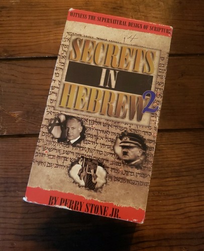 Christian Teaching VHS Secrets In Hebrews Perry Stone Bible Teaching Hebrew ELS - Picture 1 of 7