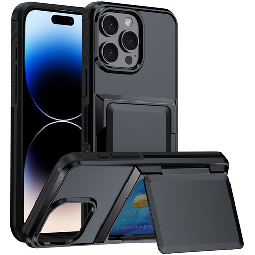 2-in-1 Flip Card Holder For IPhone 16 Pro Max IPhone15 Plus Pro Protective Cover - 第 17/51 張圖片