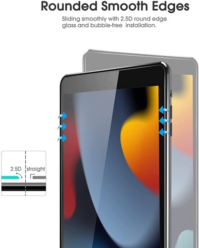 Tempered Glass for iPad 11th 10th 9th 8th 7th 6th 5th 4th Gen Screen Protector - Picture 153 of 306