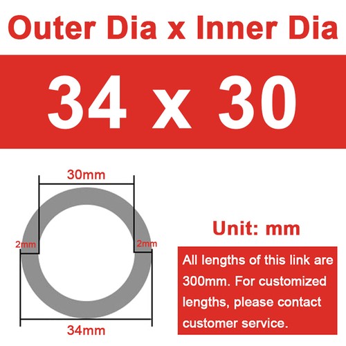 Aluminium Round Tube Pipe Hollow Tubing OD 3/4/5/6/7/8/9/10mm to 70mm 300mm Long - Picture 153 of 260