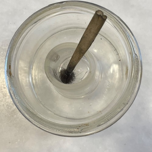 Vintage Sanfords Utopian Library Paste Jar No.534 with Original Brush 5 Oz - Picture 4 of 12