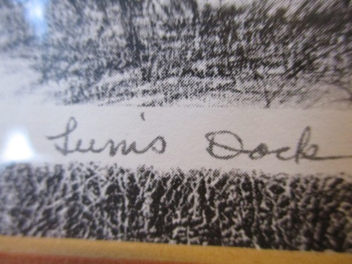 Framed Joseph Kock JoKo (1907-2012) Print Lums Dock - Picture 5 of 6