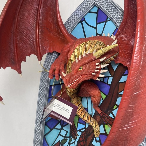 Ashton Drake Beauty And The Beast Illuminated Sculpture Fantasy Dragon HUGE - Picture 7 of 22