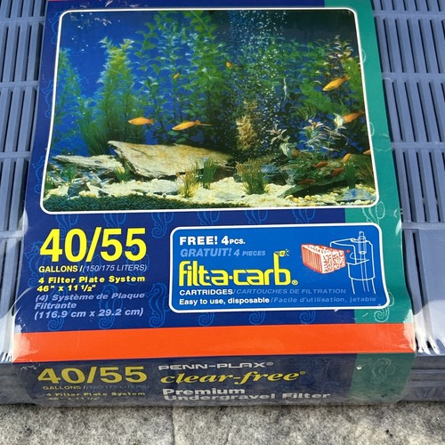 PENN PLAX Clear Free Premium Undergravel Filter Aquarium 40/55 Gallons BRAND NEW - Picture 3 of 7