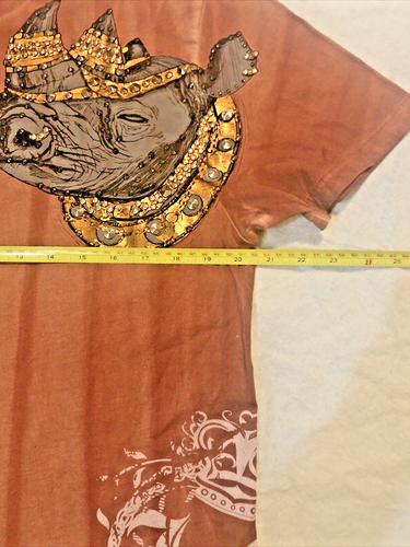 Camisa Key Closet Para Hombre L Integridad Elefante Metal Tachonado Camiseta Y2K Grunge Art - Imagen 11 de 12