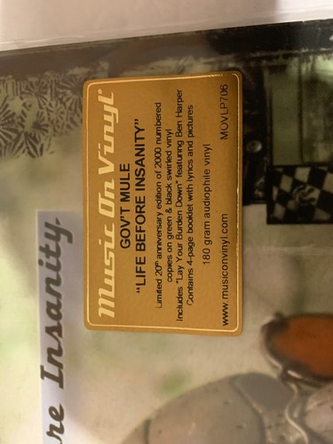 Life Before Insanity [Limited Gatefold, 180-Gram Green & Black Swirl Colored... - Picture 3 of 4