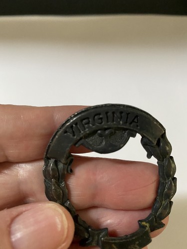 Vintage Virginia belt Buckle A25 - Picture 2 of 6