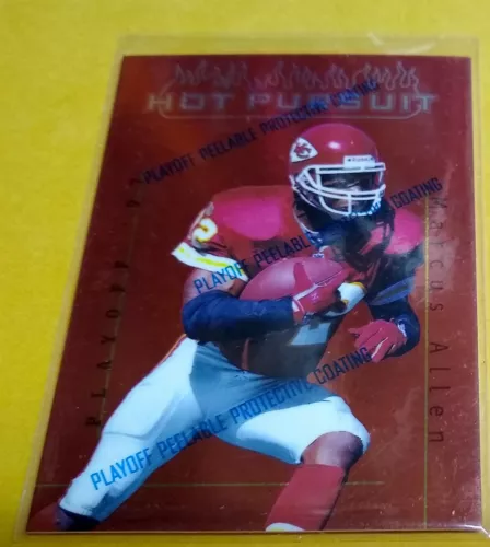 1997 Playoff First & Ten Hot Pursuit Marcus Allen #45 HOF Rare Chiefs Insert