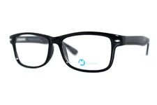 NEW MODERN OPTICAL BUZZ BLACK AUTHENTIC EYEGLASSES FRAMES 54-16-145MM