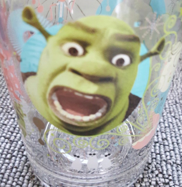McDonald's Shrek the Third Glass Collector's Cup Shrek babies (C16