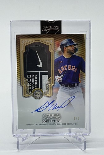 2023 Topps Dynasty Gold Patch Auto Design Var. Nike Tag Jose Altuve DAPB-JA 1/1