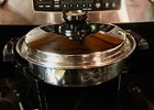 Kitchen Craft 11" Liquid Core Skillet W/Vented Lid & Cord Tested and works