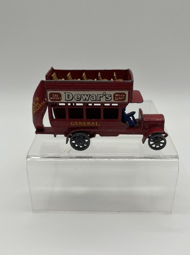 No 2 B-TYPE LONDON BUS - LASNEY- MADE IN ENGLAND 1955 METAL WEELS MATCHBOX - Picture 1 of 9