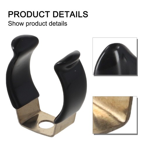 10x Narrow Base Tool Spring Terry Clips Pipe Clamp Heavy Duty Tool Storage Strap - Picture 16 of 59