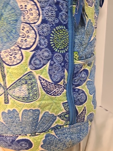 Vera Bradley Campus Tech Backpack Doodle Daisy Pattern In Great Condition - Picture 5 of 17