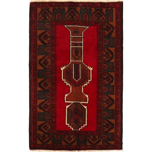 Handmade Rug Home & Garden Area Rugs, 2'11x4'7ft Artisan By Tribe People, G29167 - Bild 1 von 7